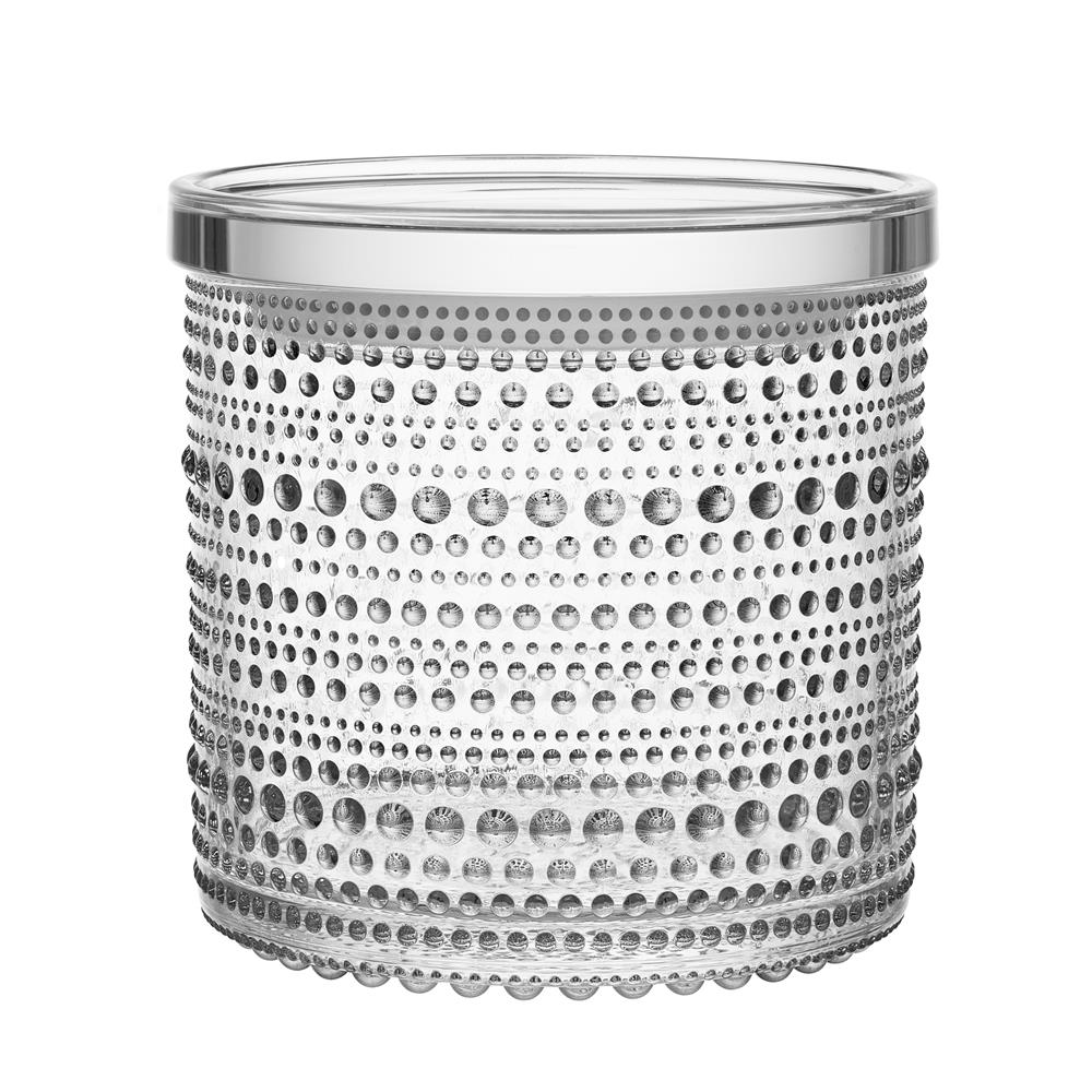 Iittala Kastehelmi jar large clear | Scandinavian Design | Storage jars | Transparent