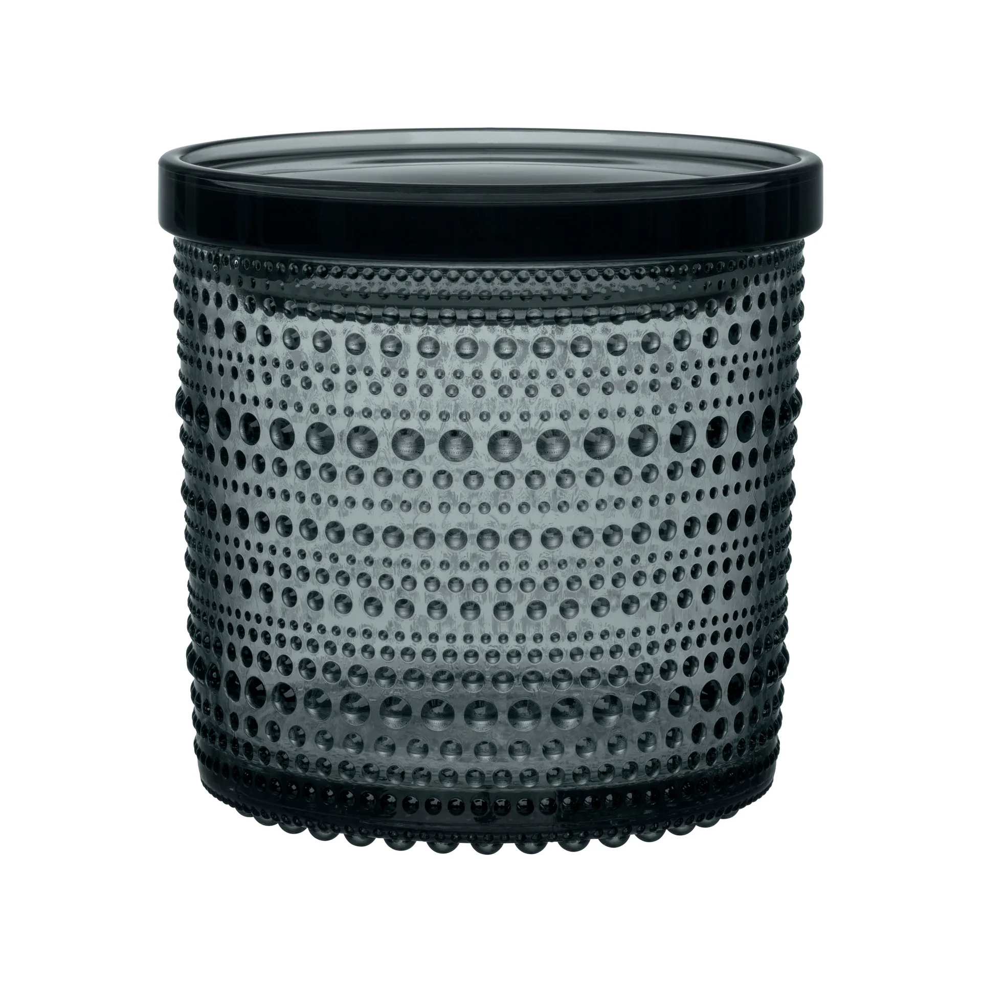 Kastehelmi jar large, dark grey Iittala