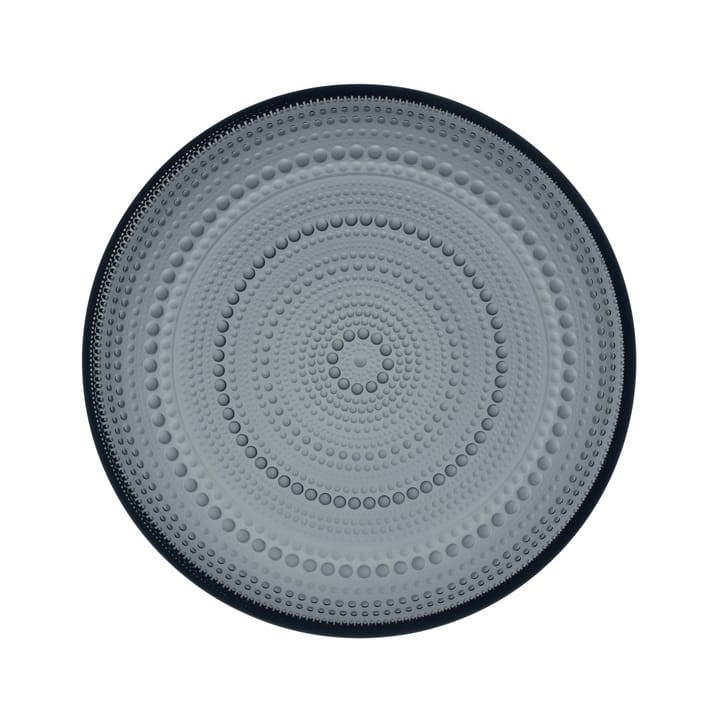 Kastehelmi plate small 24.8 cm - dark grey - Iittala