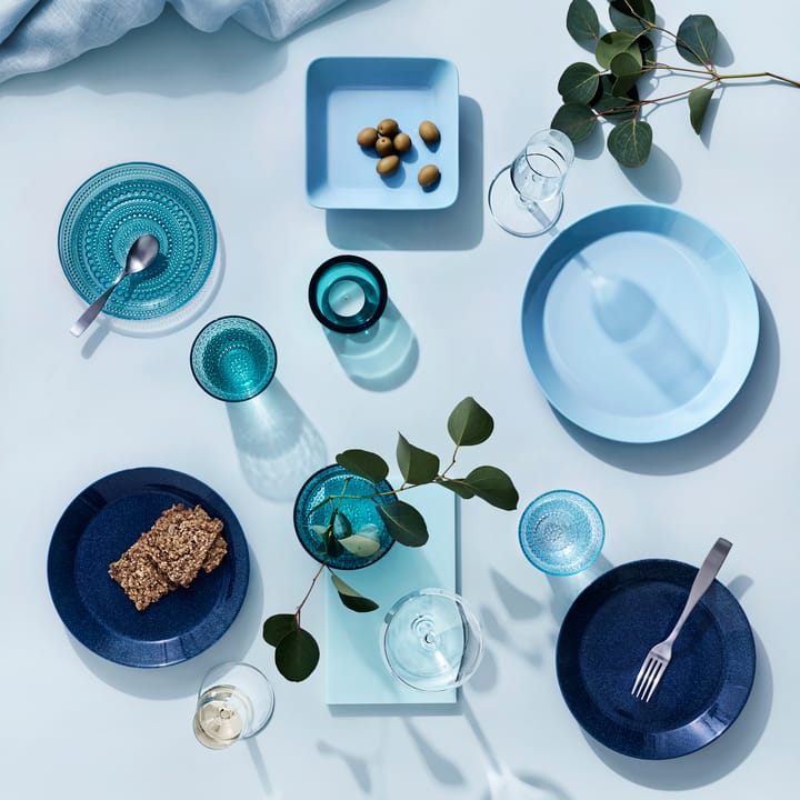 Kastehelmi small plate Ø17 cm, ocean blue Iittala