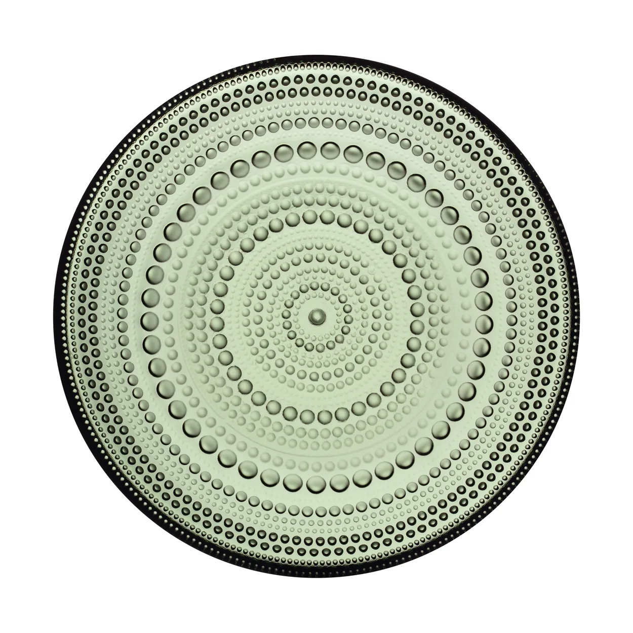 Iittala Kastehelmi small plate o17 cm Pine green | Scandinavian Design | Small plates & side plates | Green