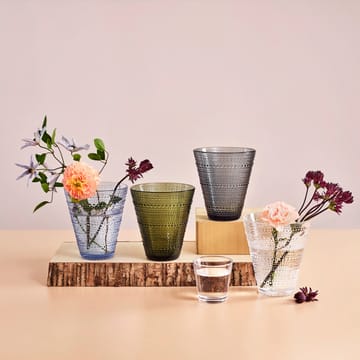 Kastehelmi vase - moss green - Iittala