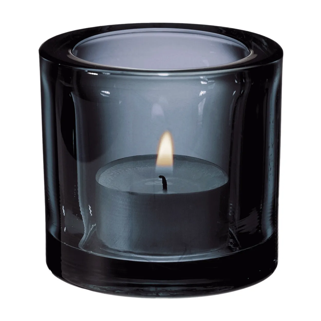 Iittala Kivi candle holder 60 mm Grey | Scandinavian Design | Tea light holders, lanterns & candle dishes | Grey