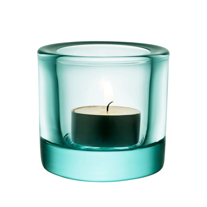Kivi candle holder - water green - Iittala