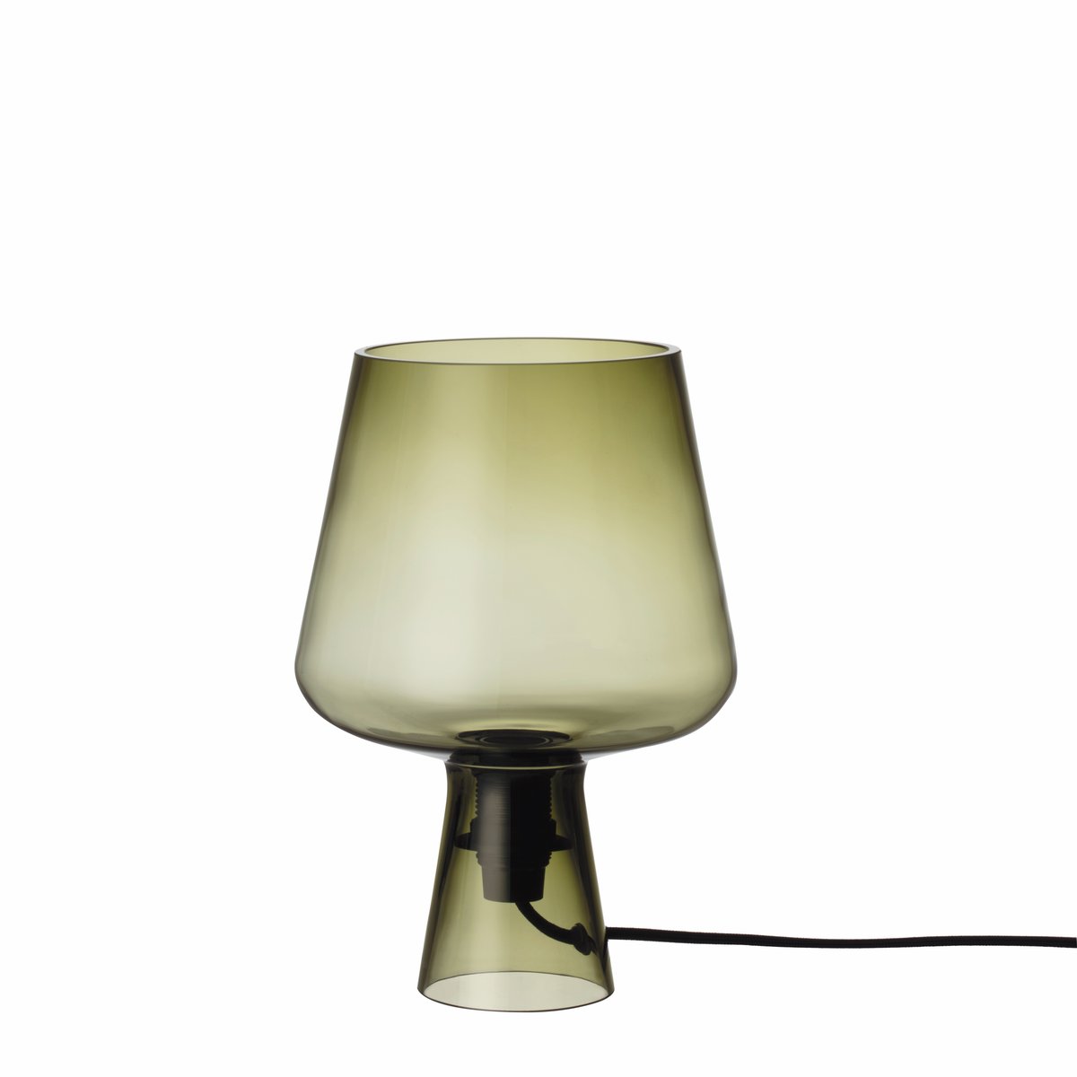 Iittala Leimu table lamp 24 cm moss green | Scandinavian Design | Desk & table lamps | Green
