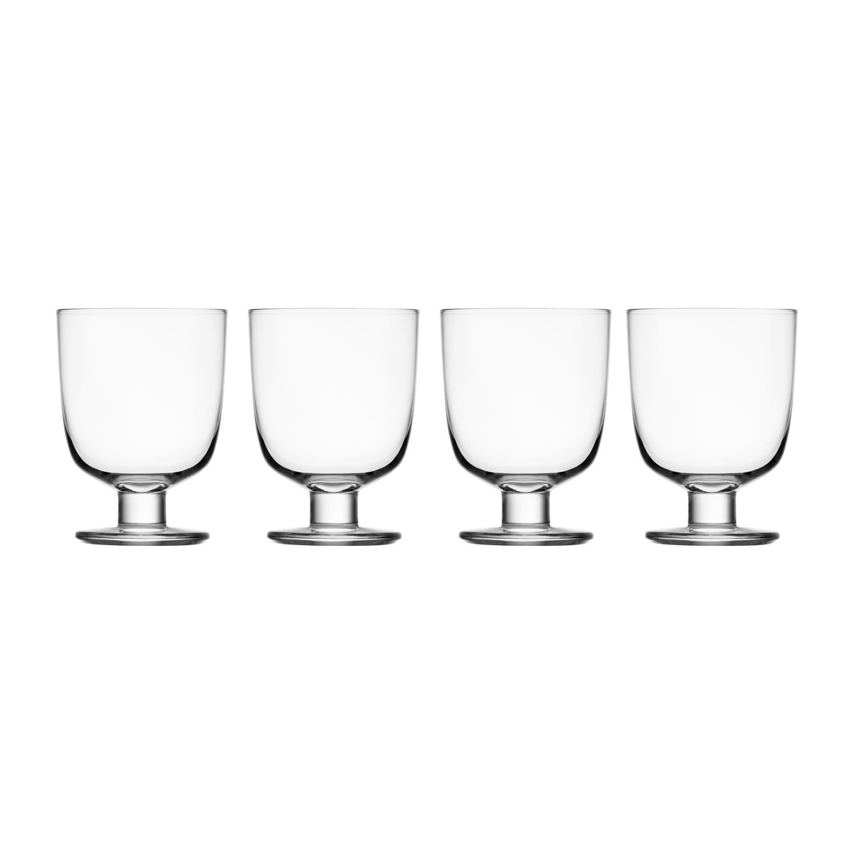 Iittala Lempi glass 4-pack 34 cl | Scandinavian Design | Drinking glasses & tumblers | Transparent
