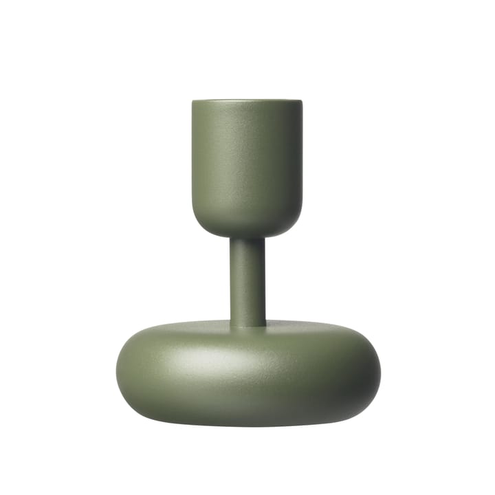 Nappula candle holder moss green - 107 mm - Iittala