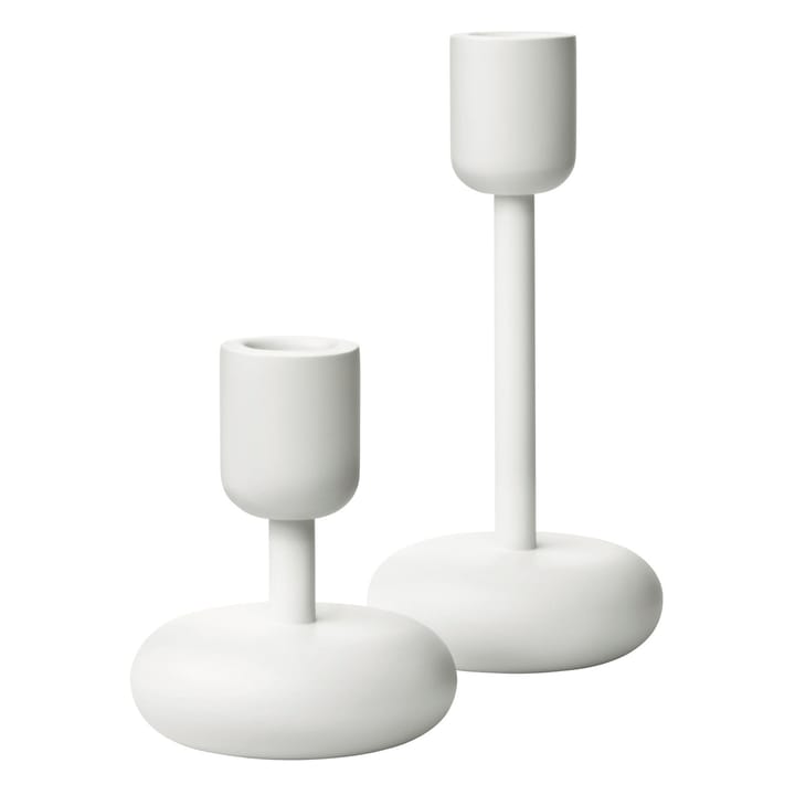 Nappula candle sticks set - white - Iittala