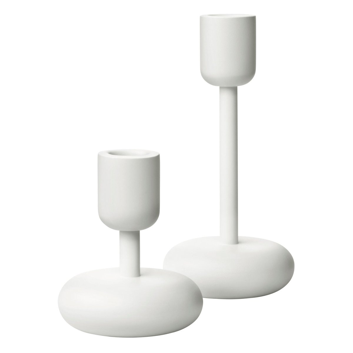 Iittala Nappula candle sticks set white | Scandinavian Design | Candle holders | White
