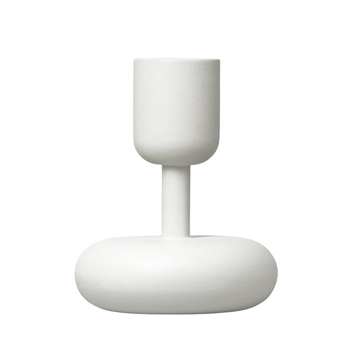 Nappula candleholder white - small 107 mm - Iittala