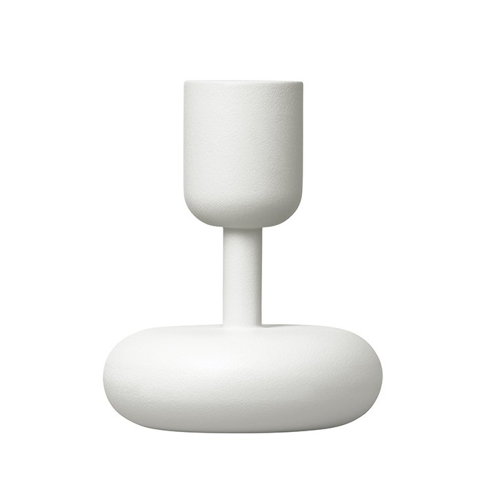 Iittala Nappula candleholder white small 107 mm | Scandinavian Design | Candle holders | White