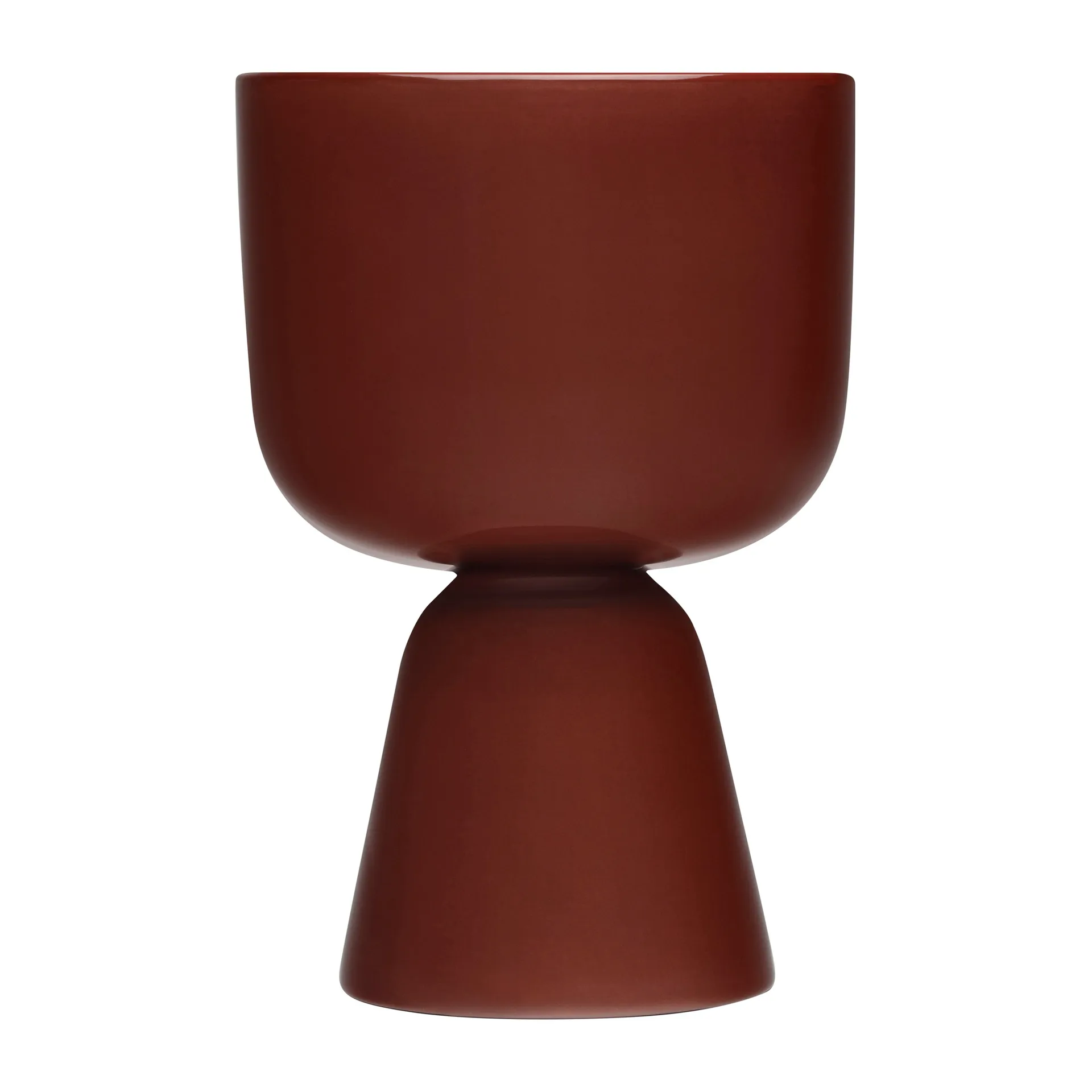 Nappula flower pot Ø15,5 cm h23 cm, Brown Iittala