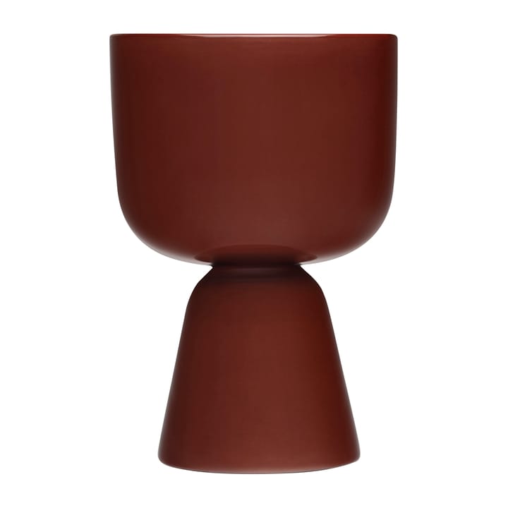 Nappula flower pot Ø15,5 cm h23 cm - Brown - Iittala