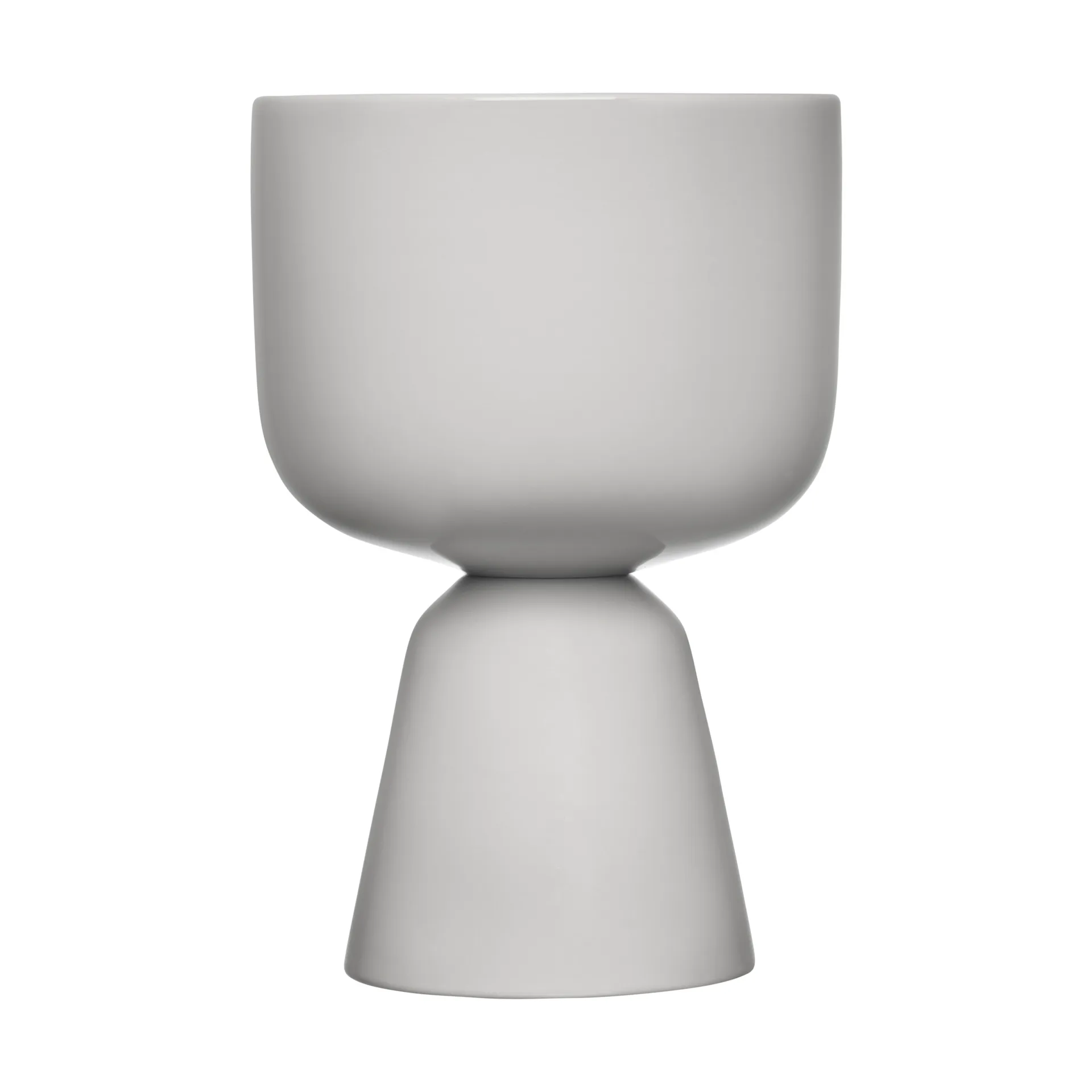 Nappula flower pot Ø15,5 cm h23 cm, Light gray Iittala
