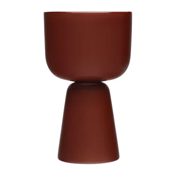 Nappula flower pot Ø15,5 cm h26 cm - Brown - Iittala