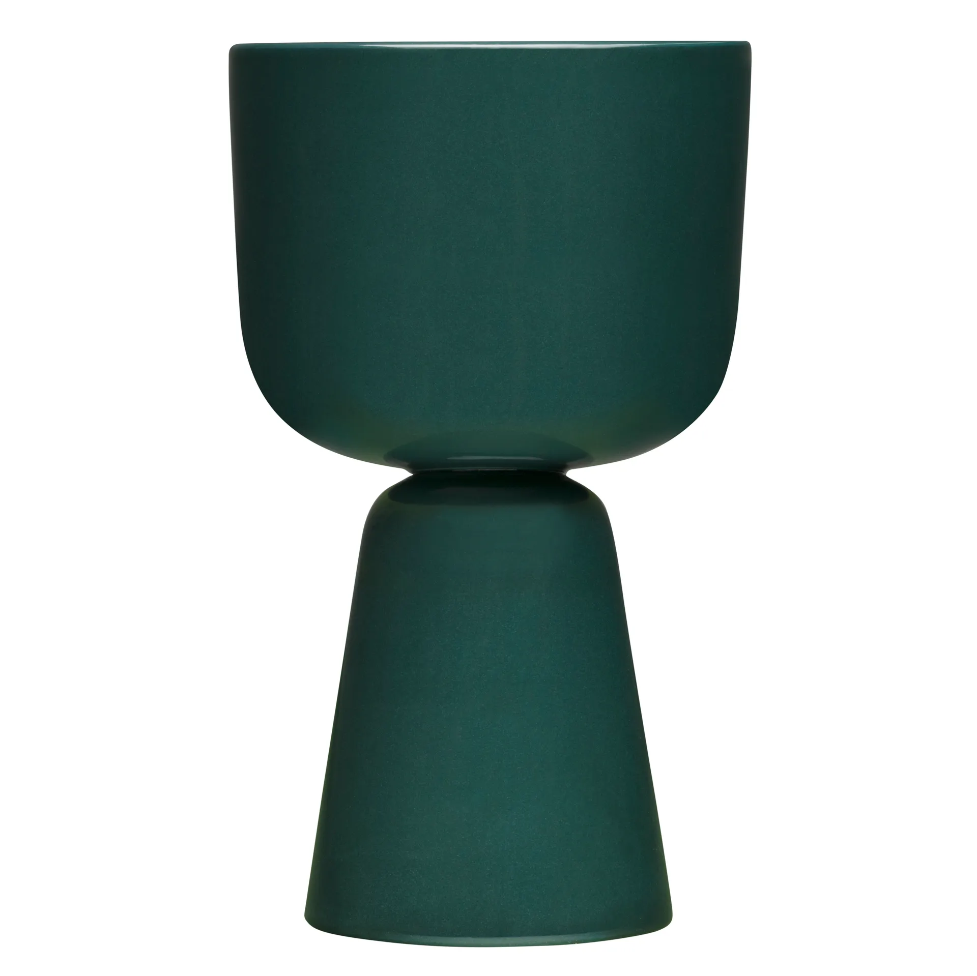 Nappula flower pot Ø15,5 cm h26 cm, darkgreen Iittala