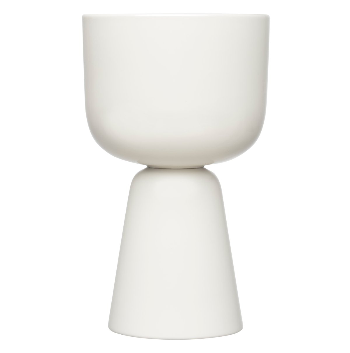 Iittala Nappula flower pot o15,5 cm h26 cm white | Scandinavian Design | Flower pots | White