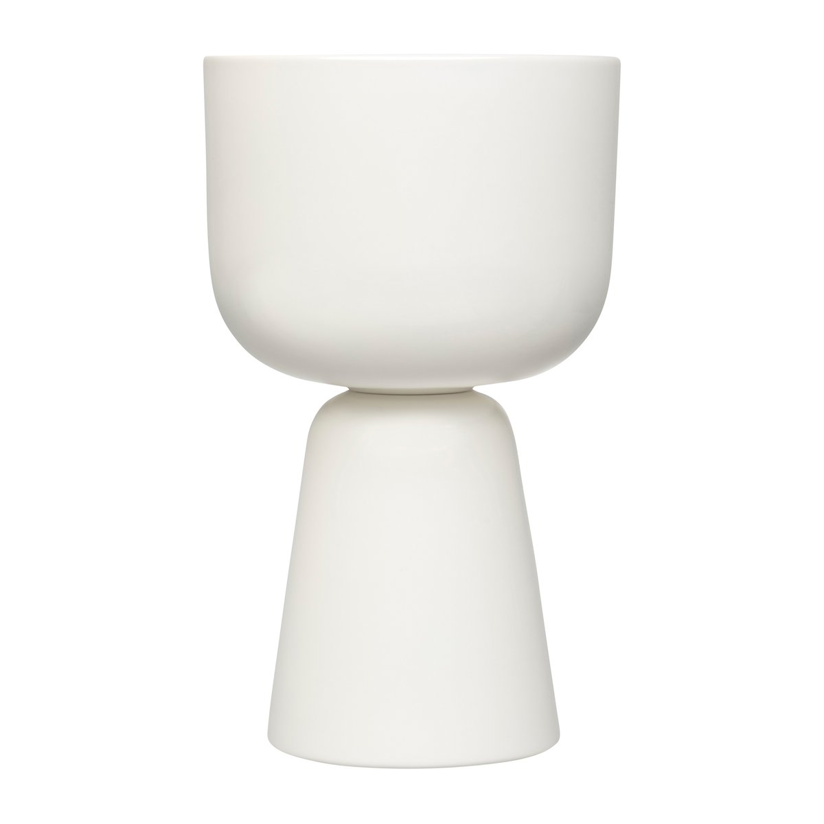 Iittala Nappula flower pot h32 cm o19 cm White | Scandinavian Design | Flower pots | White