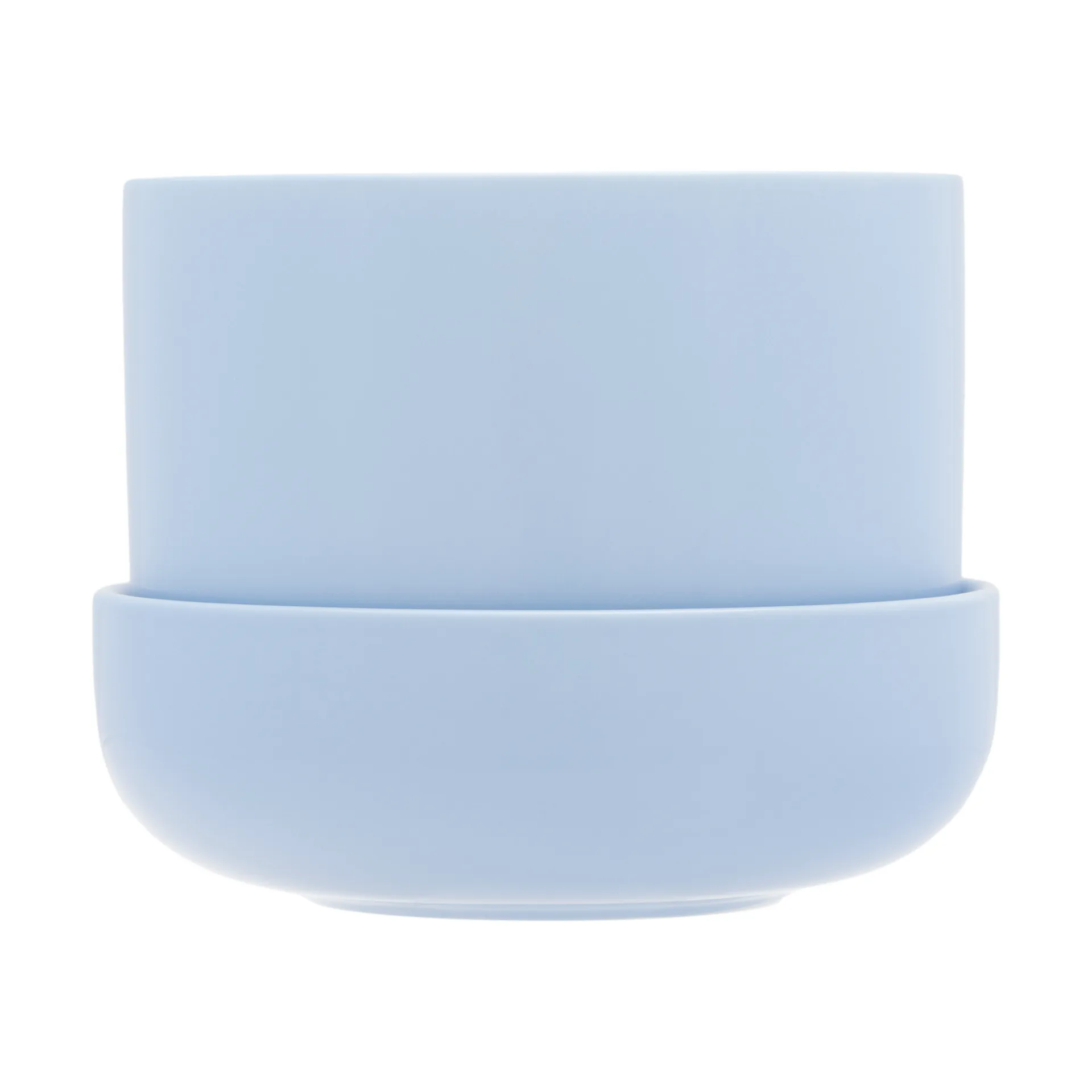 Nappula flower pot with saucer Ø17 cm h13 cm, Aqua Iittala