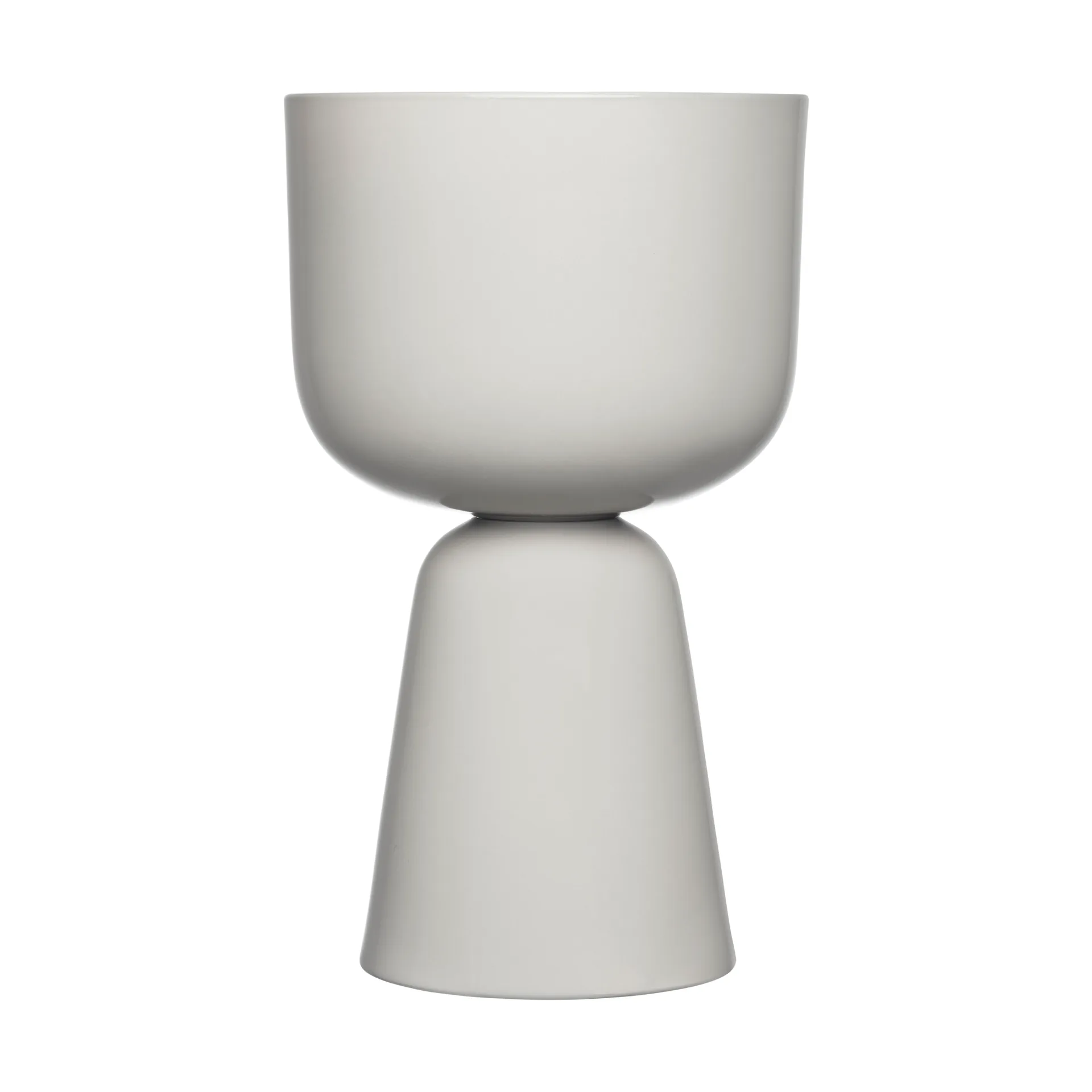 Nappula pot 24.5x40 cm, Light gray Iittala
