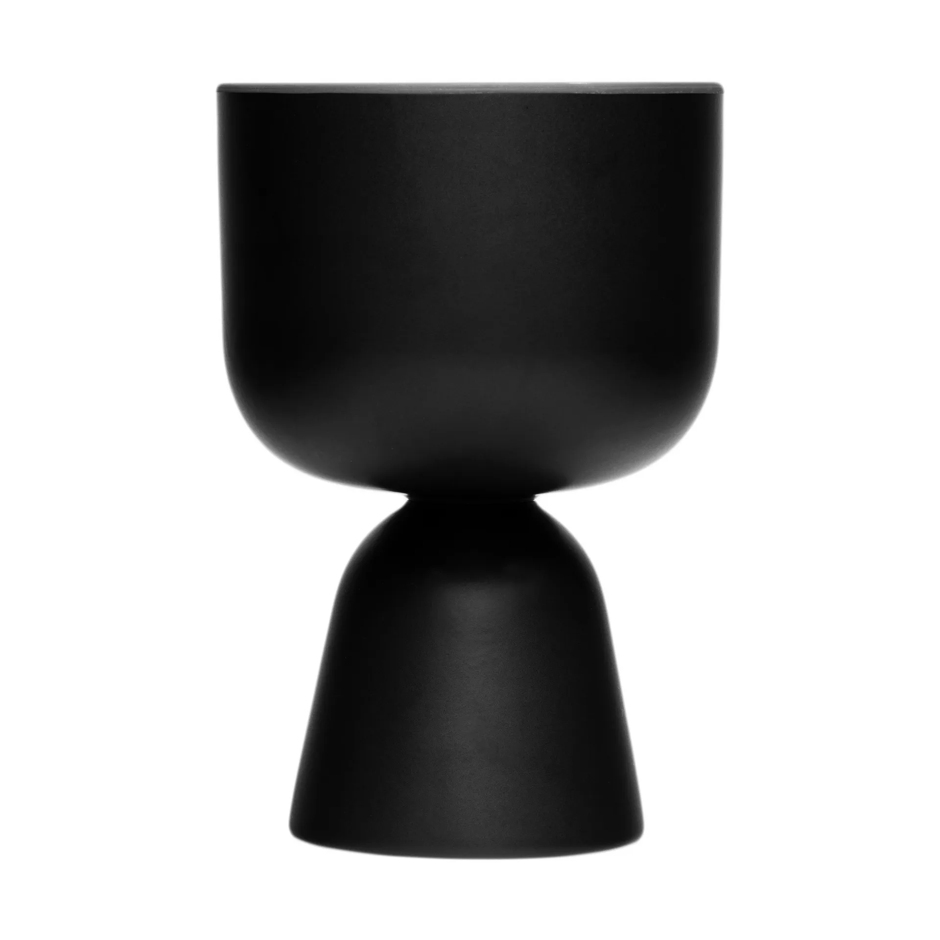 Nappula pot, Matte black, 19x12.5 cm Iittala