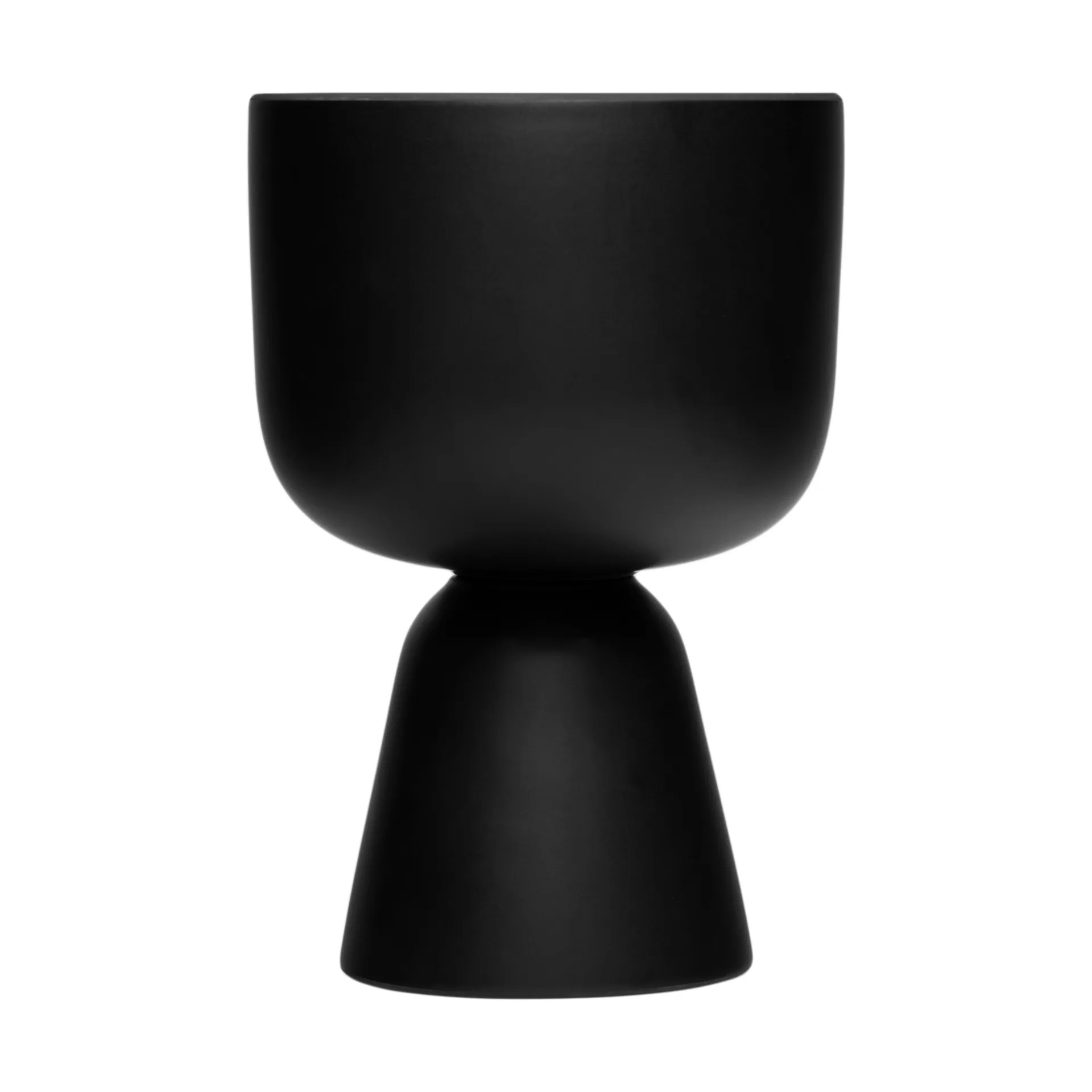 Nappula pot, Matte black, 23x15.5 cm Iittala