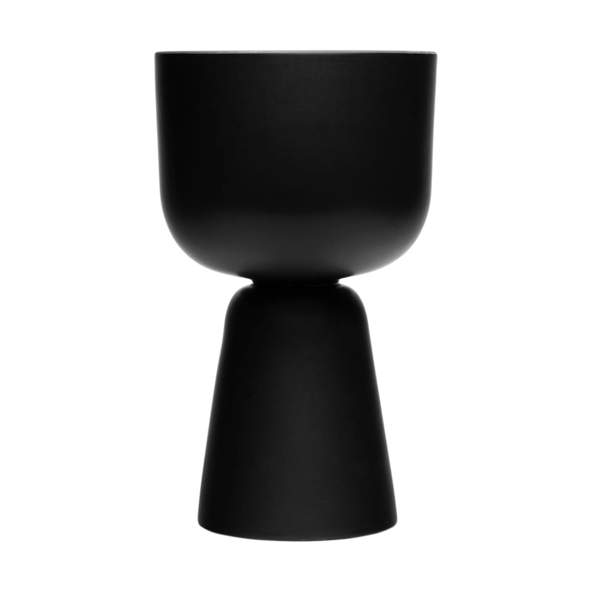 Nappula pot, Matte black, 23x19 cm Iittala