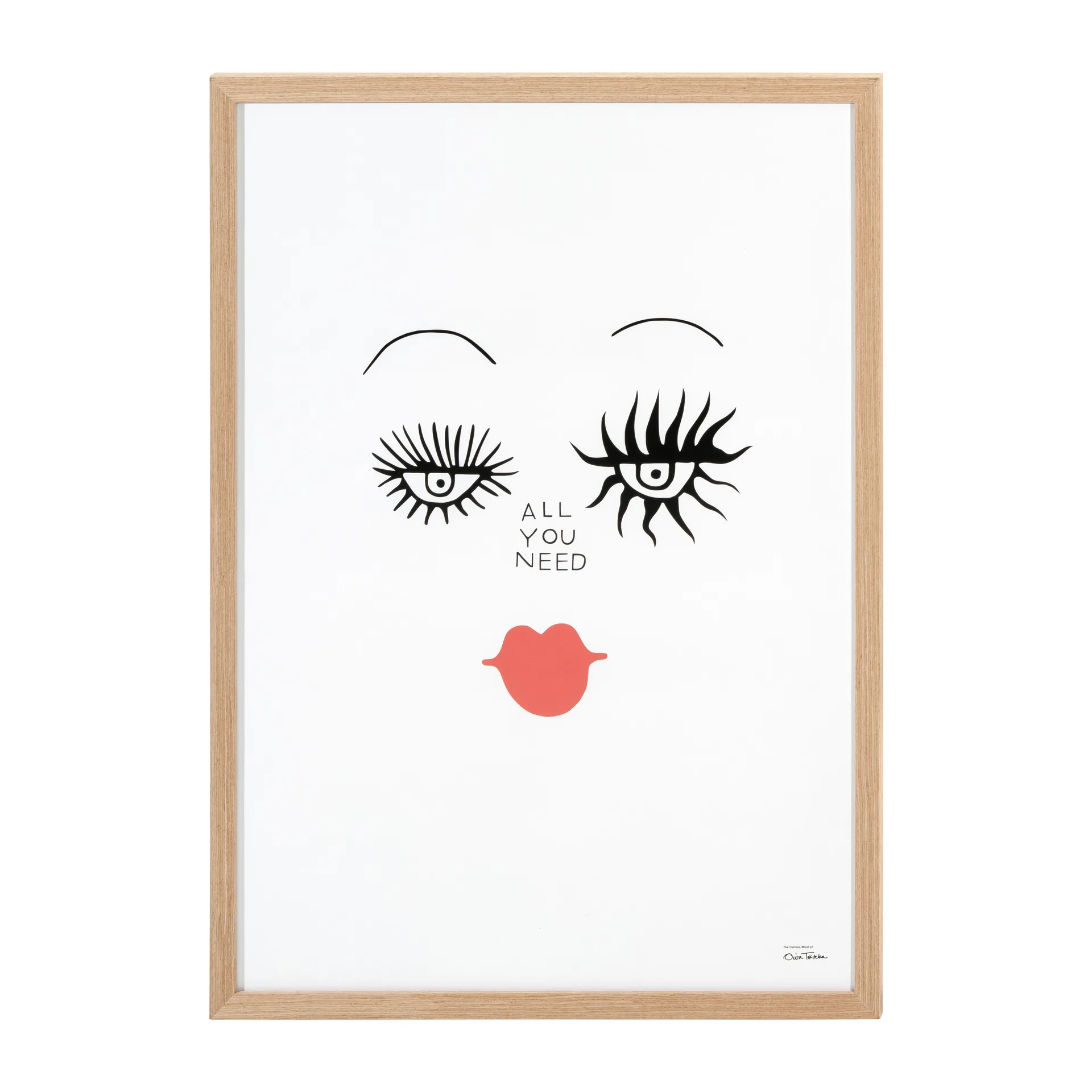 Oiva Toikka All you need poster, 50x70 cm Iittala