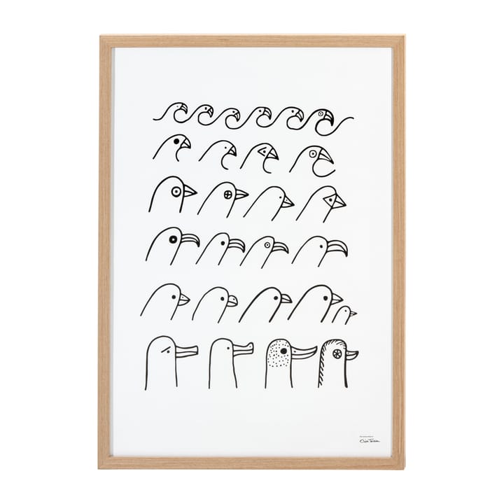 Oiva Toikka Bird house poster - 50x70 cm - Iittala