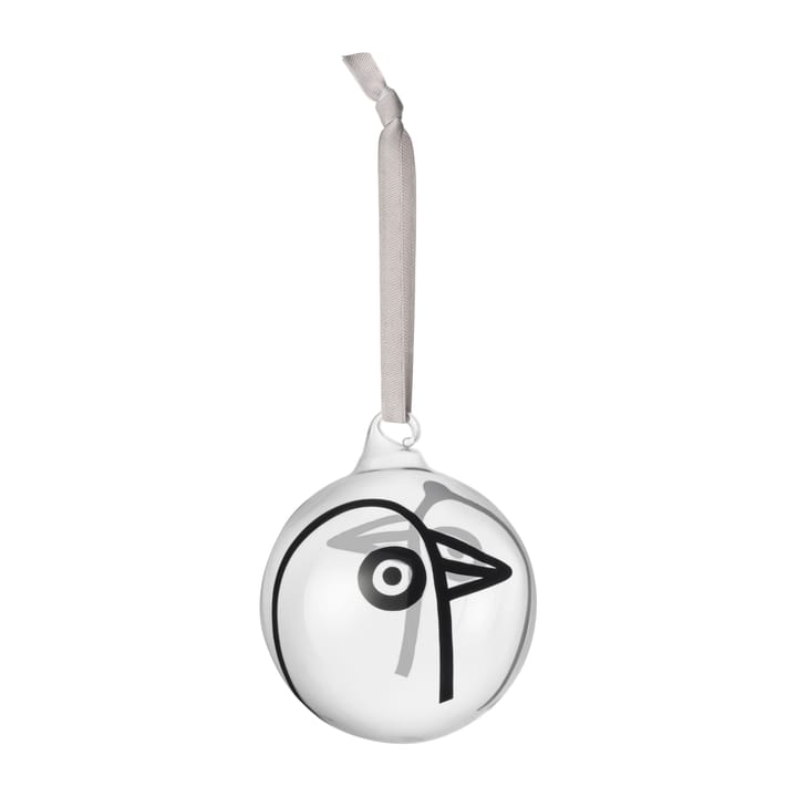 Oiva Toikka Birdie Christmas ornament 2022, Clear Iittala