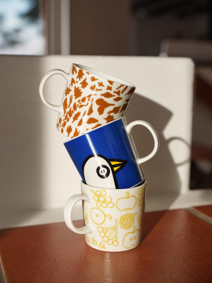 Oiva Toikka Birdie mug 30 cl, Blue Iittala