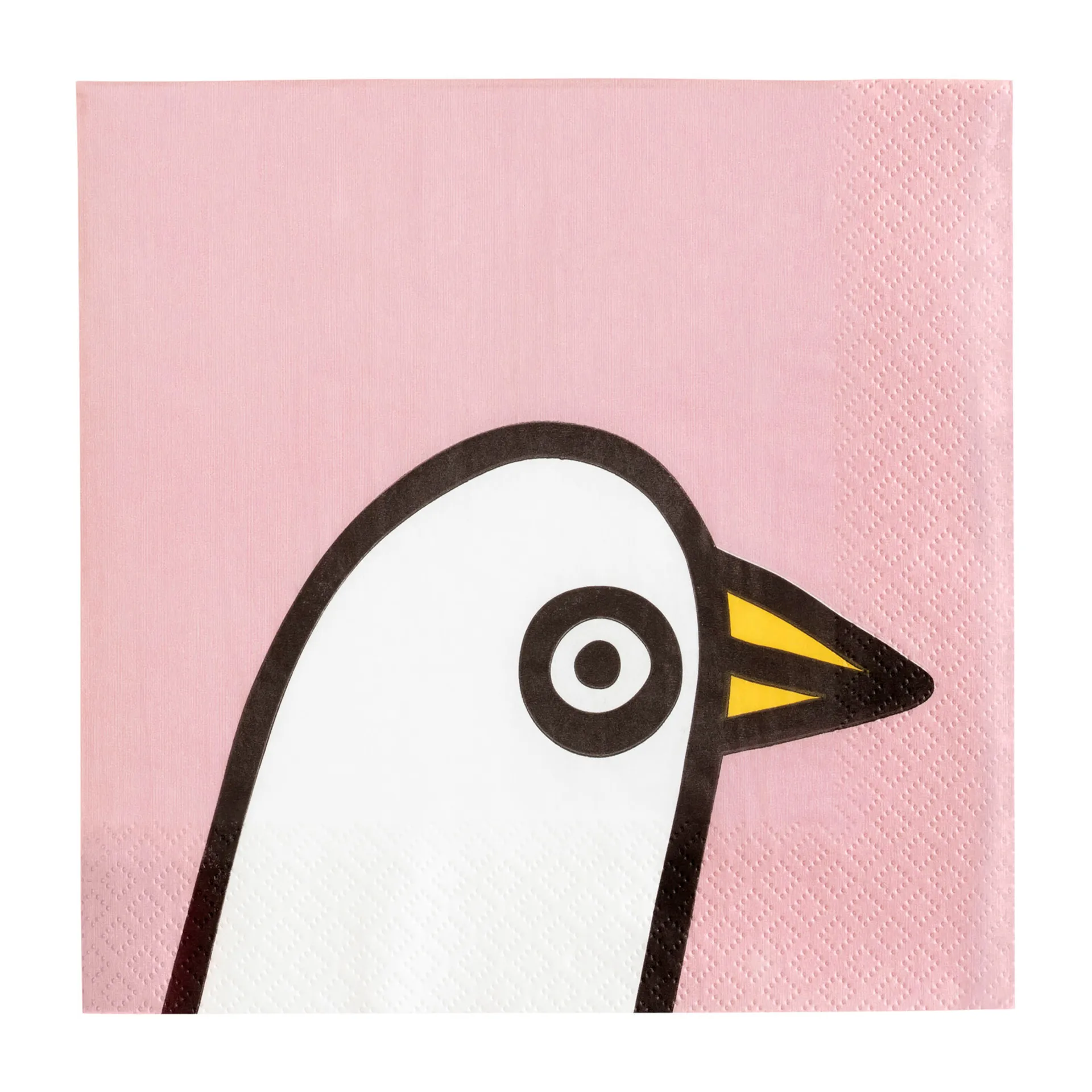 Oiva Toikka Birdie napkin 20-pack, Pink Iittala