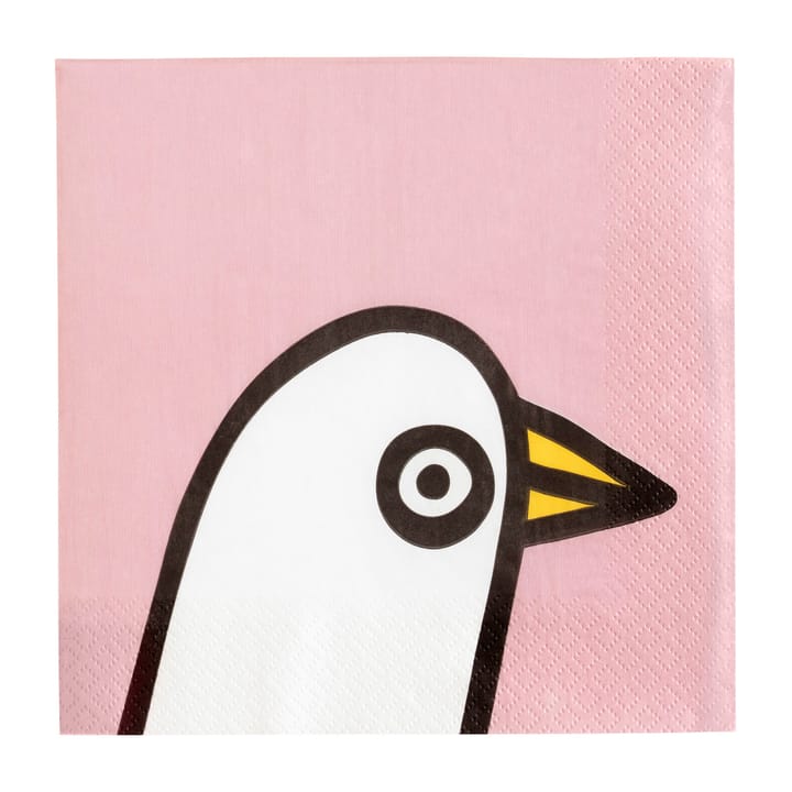 Oiva Toikka Birdie napkin 20-pack - Pink - Iittala