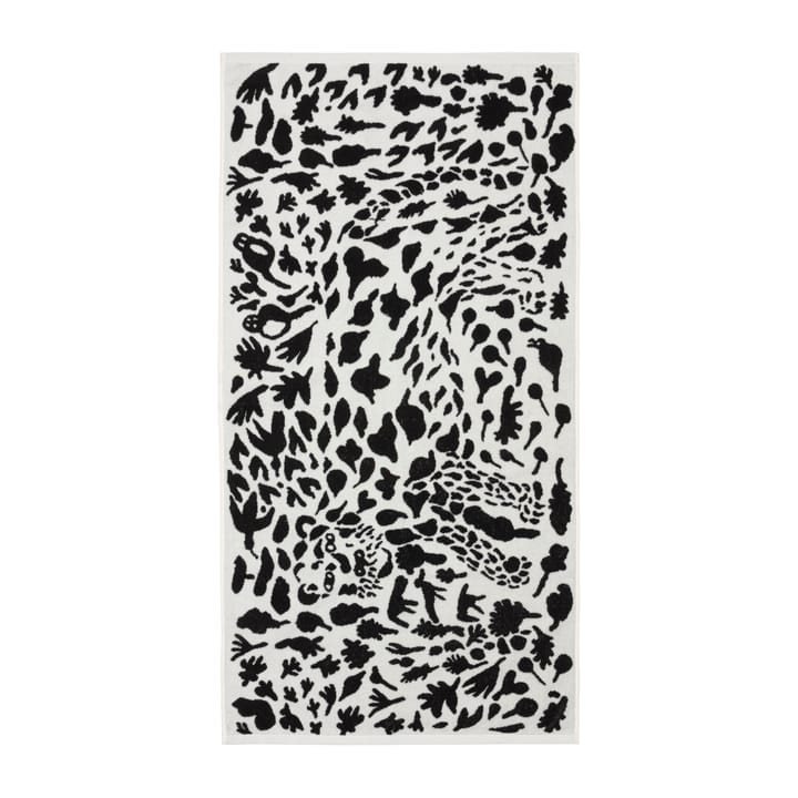 Oiva Toikka Cheetah bath towel 70x140 cm - Black-white - Iittala