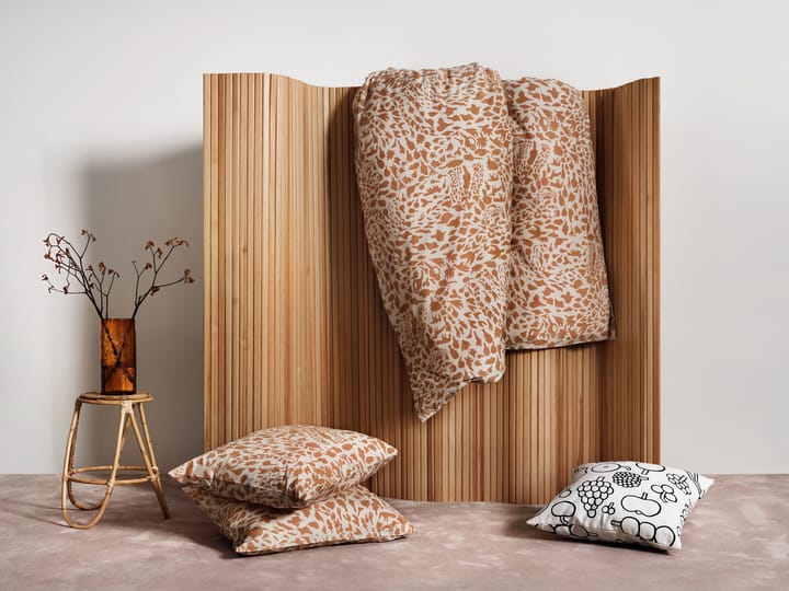 Oiva Toikka Cheetah bed set 150x210 cm, Brown Iittala