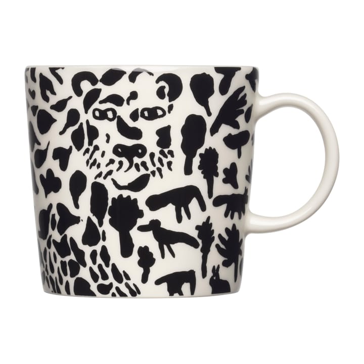 Oiva Toikka Cheetah mug 30 cl - Black-white - Iittala