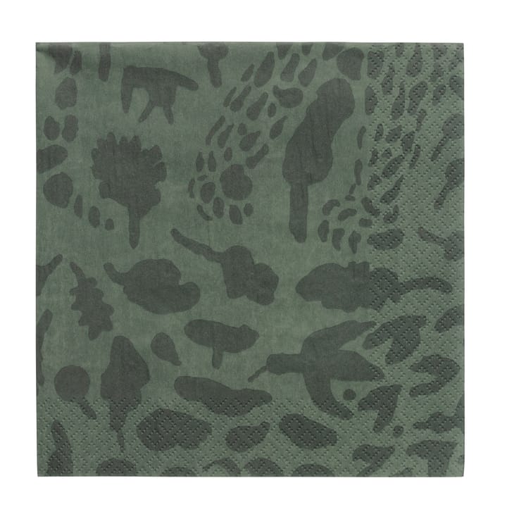 Oiva Toikka Cheetah napkin 20-pack - Green - Iittala