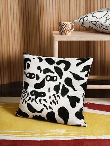 Oiva Toikka Cheetah pillowcase 47x47 cm - Black - Iittala