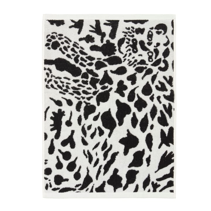 Oiva Toikka Cheetah towel 50x70 cm - Black-white - Iittala