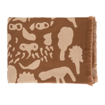 Oiva Toikka Cheetah wool throw 130x180 cm - Brown - Iittala