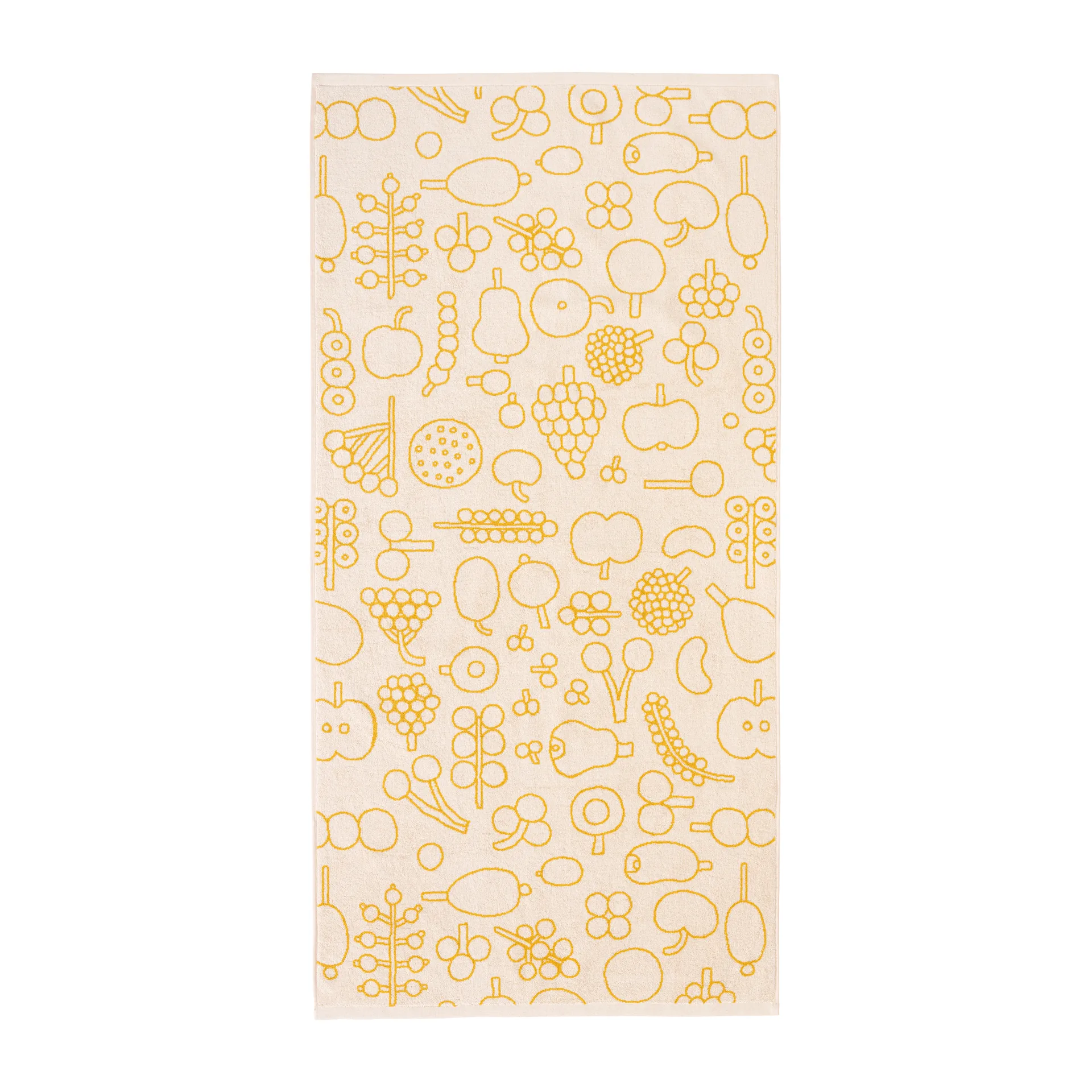 Oiva Toikka Frutta bath towel 70x140 cm, Yellow Iittala