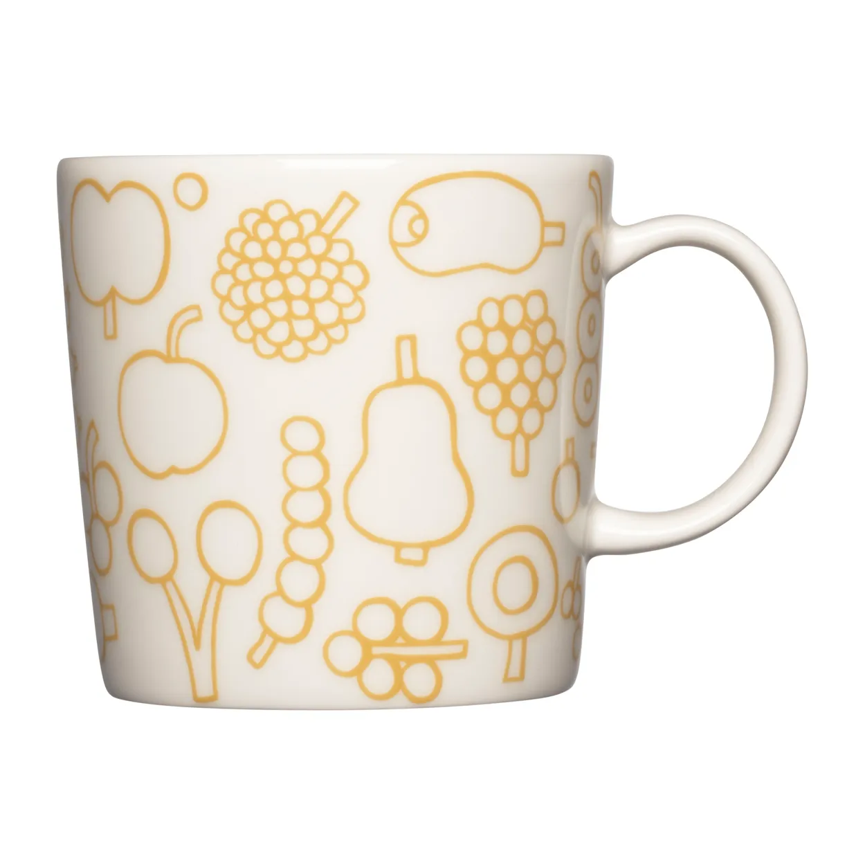 Iittala Oiva Toikka Frutta mug 30 cl Yellow | Scandinavian Design | Coffee cups | Yellow