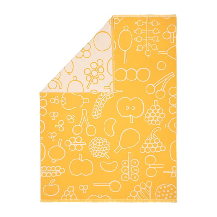 Oiva Toikka Frutta throw 130x180 cm - Yellow - Iittala