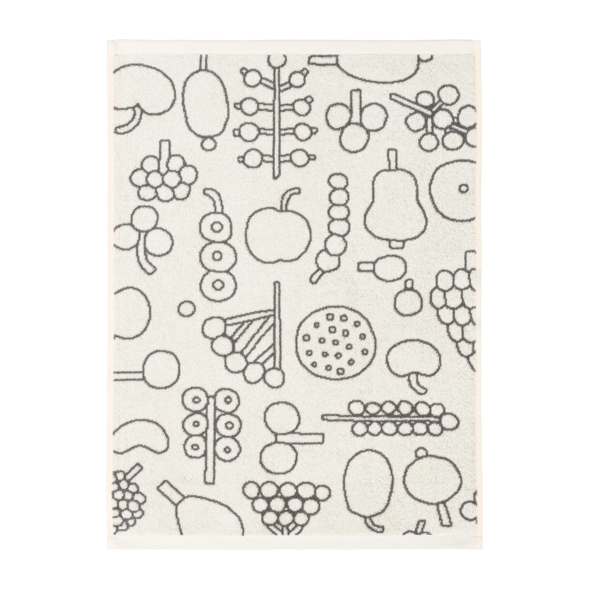 Oiva Toikka Frutta towel 50x70 cm, Grey Iittala