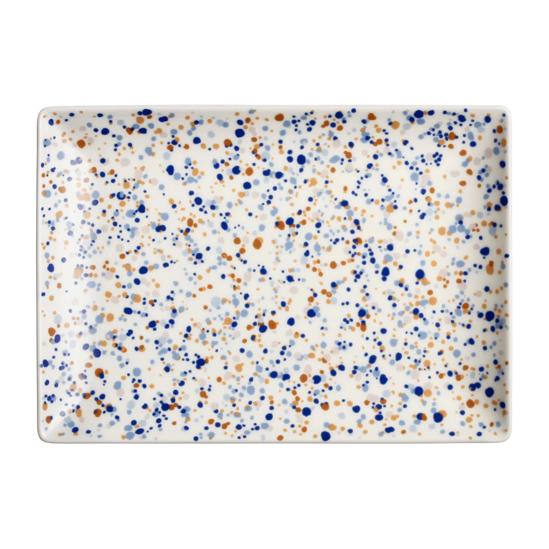 Oiva Toikka Helle A4 plate 21x29 cm, Blue-brown Iittala