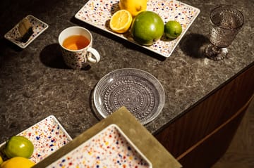 Oiva Toikka Helle A5 plate 15x21 cm - Ametist - Iittala
