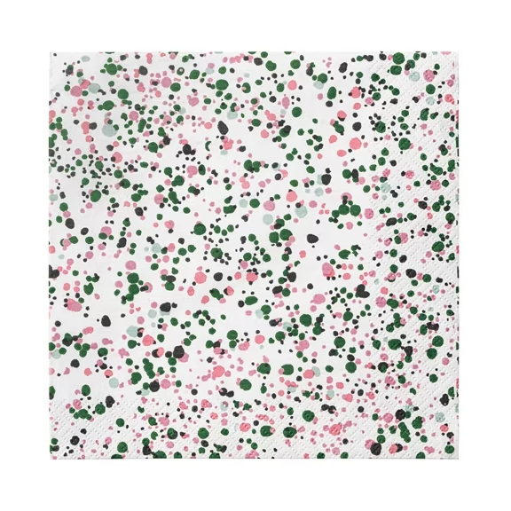 Iittala Oiva Toikka Helle napkin 20-pack Pink-green