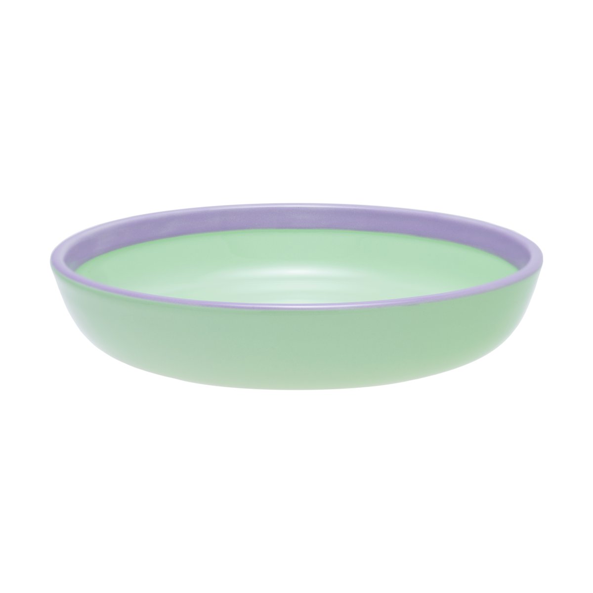 Iittala Play bowl/plate o22 cm Mint-Lilac | Scandinavian Design | Dinner plates | Pink