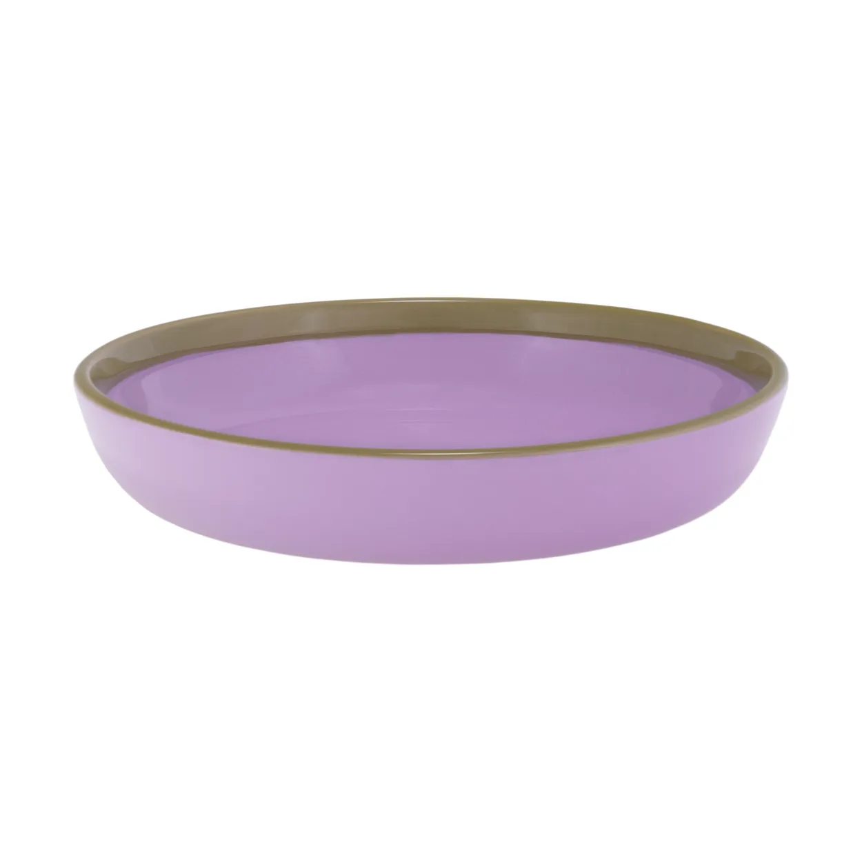 Iittala Play bowl/plate o22 cm Purple-olive | Scandinavian Design | Dinner plates | Purple