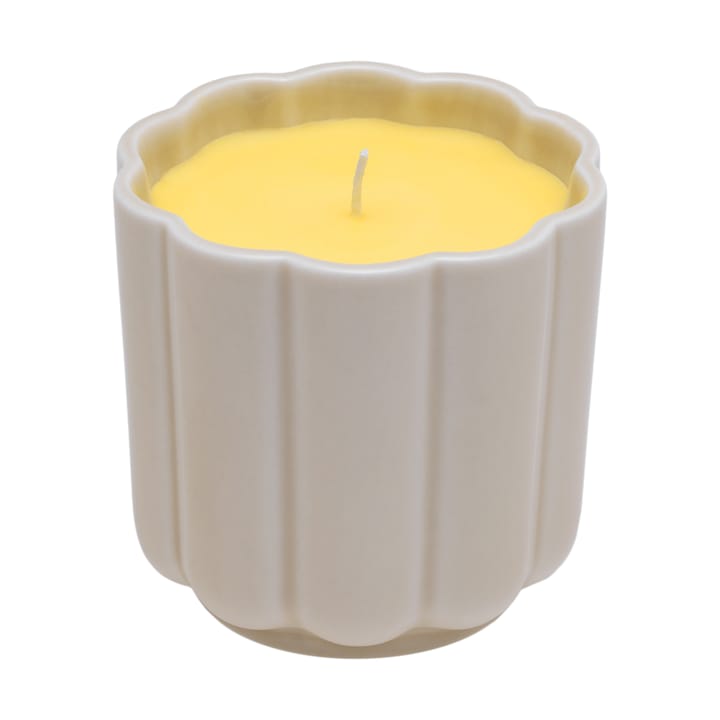 Play candle in ceramic form round - Beige-yellow - Iittala